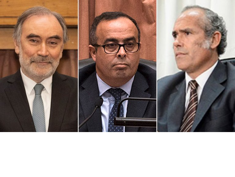 jueces Leopoldo Bruglia, Pablo Bertuzzi y Germán Castelli